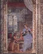 Domenico Ghirlandaio Annunciation oil